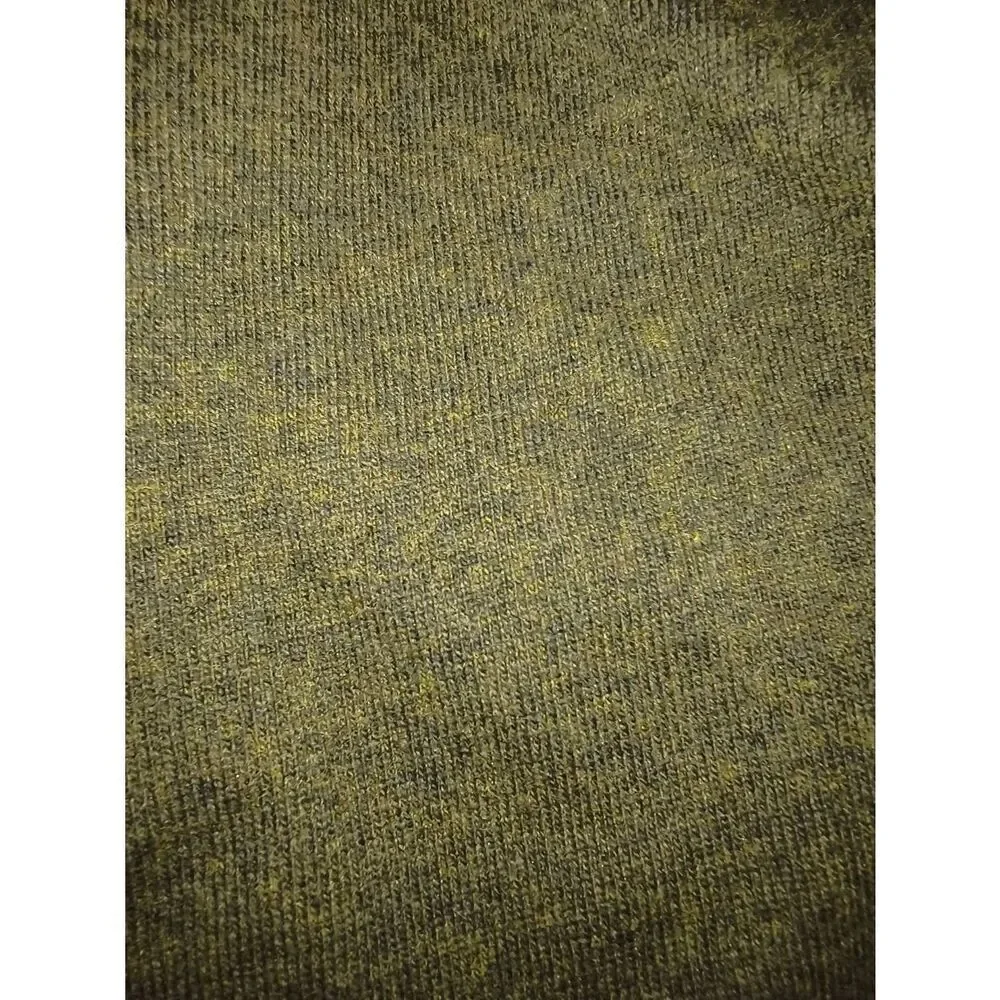 J.Crew Mercantile V-neck boyfriend-style cardigan green yellow button-down front